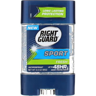 Right Guard Sport Antiperspirant and Deodorant, Clear Gel, Fresh, 3 Ounce (Pack of 4)