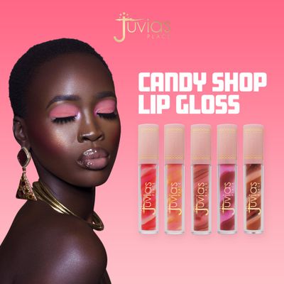 Juvia's Place Candy Shop Lip Gloss Bubblegum - Moisturizing Beauty Tinted Clear Glows Hydrating Long Lasting Plumping Shine Glossy Colored Pout Stains Plumper Light Glass Filler Glaze Balm Makeup
