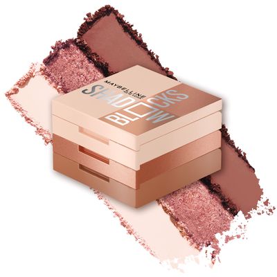 Maybelline New York Shadow Blocks Shadow Blocks Eyeshadow Palette, Stacked Eye Shadow Trio, 82nd &amp; Park Ave, 0.08 oz