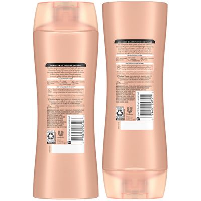 Suave Moroccan Oil Infusion Shampoo &amp; Conditioner Set - Argan Oil for Damaged, Dry Hair, Shine &amp; Healthy Locks, 12.6 Oz (2 Pieces)
