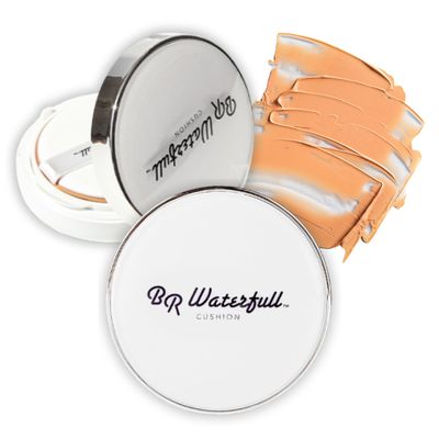 BR Waterfull Cushion 15g, Long-lasting Flawless Coverage, Brightening Foundation, 0.13lb