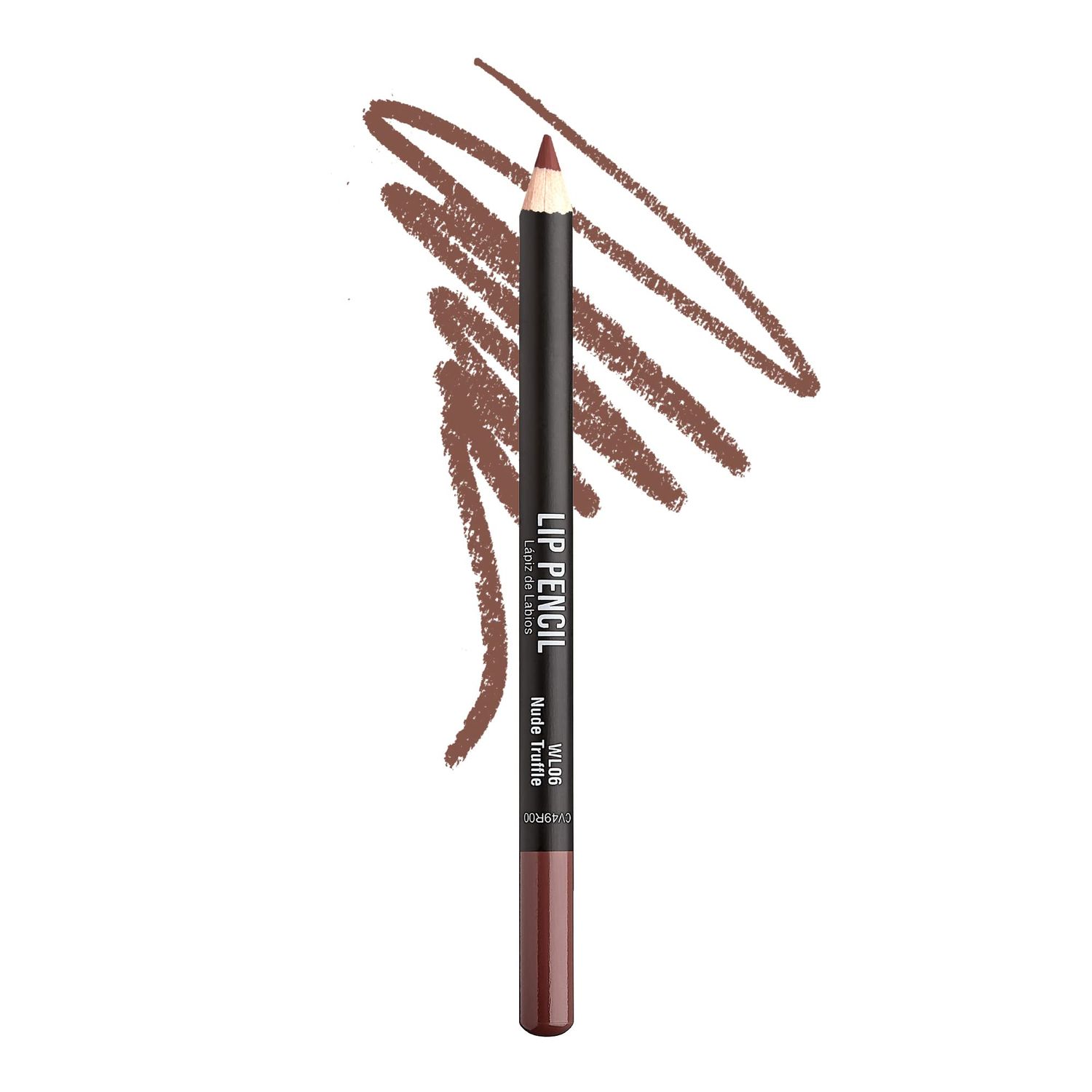 KISS New York Professional Slim Lip Pencil, Creamy Soft Lip Liner, Smooth Long-Lasting Rich Lip Color, Natural Lip Makeup, Water-Resistant Lip Crayon (Nude Truffle)