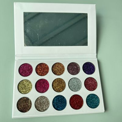 Abitrace Enterprise cosmetics eye shadow palette high pigment matte shimmer glitter eyeshadow palette (Colorful Palette)