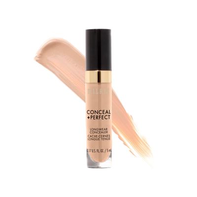 Milani Conceal  Perfect Longwear Concealer - Light Beige (0.17 Fl. Oz.) Vegan, Cruelty-Free Liquid Concealer - Cover Dark Circles, Blemishes &amp; Skin Imperfections for Long-Lasting Wear