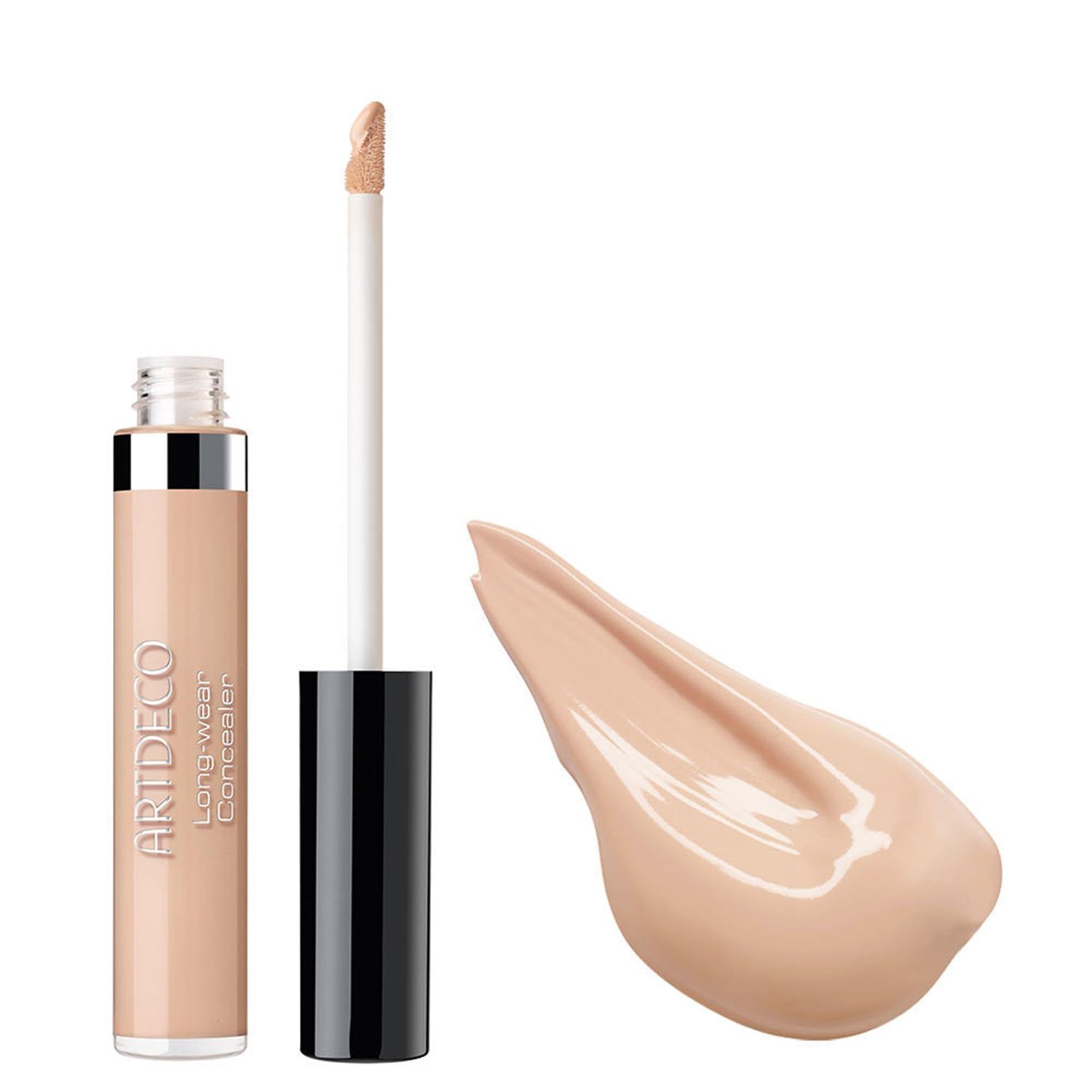 ARTDECO Waterproof Long-Wear Concealer - Soft Ivory - Full Coverage, Matte Finish, and Nurturing Formula for Dark Circles and Imperfections - 0.24 Fl Oz