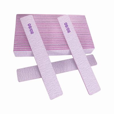 8080 Grit Nail Files (25 Pcs), Coarse Emery Boards for Acrylic Nails and Gel Nails, Nail File Double Sided 80 Grits Emory Professional Nail Filers Pack
