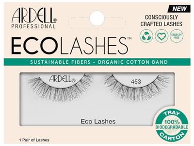 Ardell Eco Lashes 453, Light and Organic Cotton Band, Sustainable Fibers, 1-pair