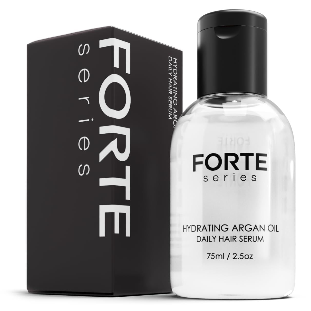Alex Costa Hydrating Argan Oil Daily Hair Serum by Forte Series Sulfate Free Argan Hair Oil for Men Hair Serum for Dry Damaged Hair, for Styling Hair (75 ml  2.5 oz)