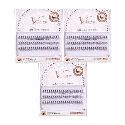 V Luxe by I-ENVY 30D Cluster Extension Medium (3 PACK, VLEI06)