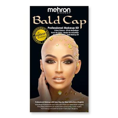 Mehron Makeup Premium Character Kits| Makeup Kits for Halloween &amp; Cosplay| Made in the USA | Complete Makeup Kit | Includes all Makeup, Tools, &amp; Instructions on How to Create the Look | (Bald Cap)