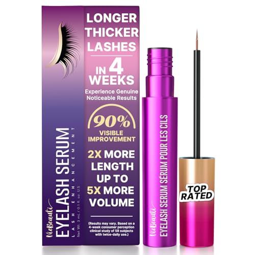 VieBeauti Premium Eyelash Growth Serum Lash Enhancing Serum with Advanced Formula to Boost Longer Fuller and Thicker Luscious Lashes 0.1 Fl Oz