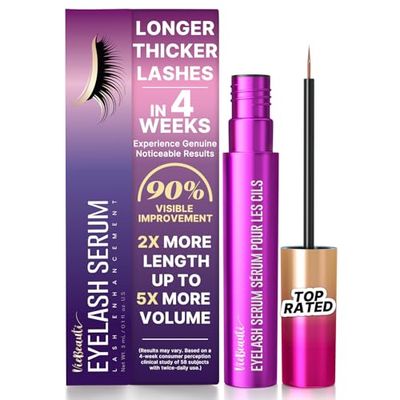 VieBeauti Premium Eyelash Growth Serum Lash Enhancing Serum with Advanced Formula to Boost Longer Fuller and Thicker Luscious Lashes 0.1 Fl Oz