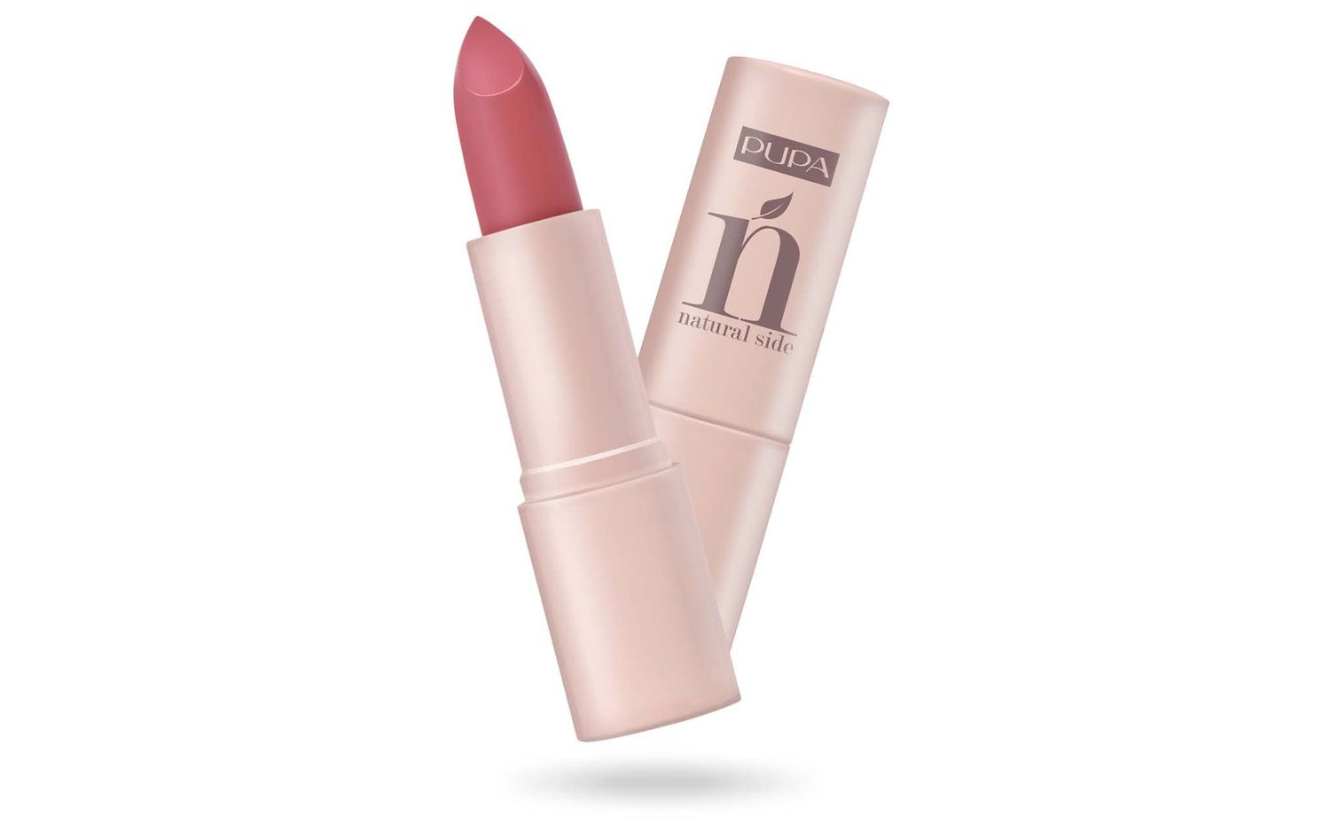 Pupa Natural Side Lipstick - 004 Light Coral Milano for Women - 0.14 oz Lipstick