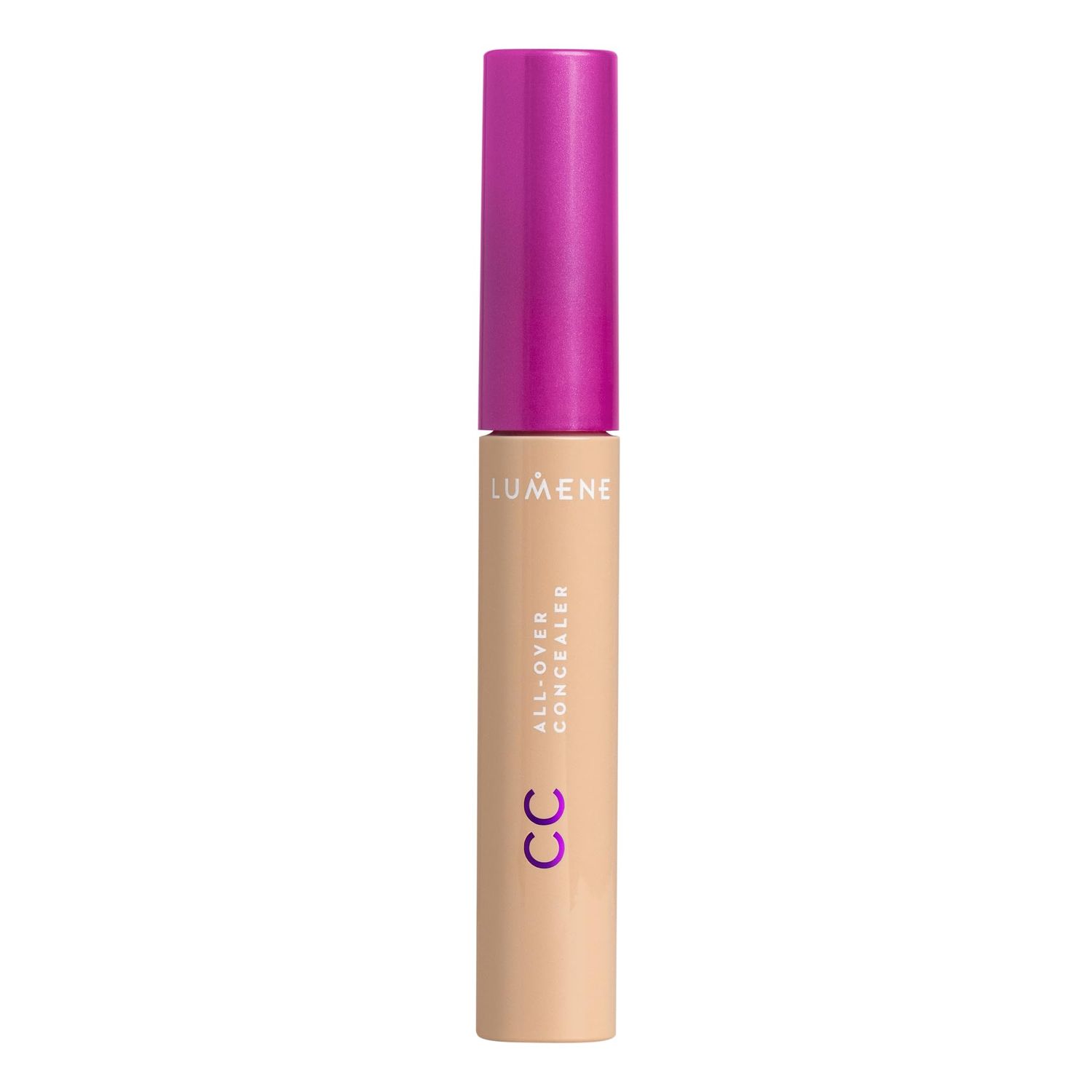 Lumene Under Eye Concealer - CC All-Over Hydrating Concealer with Medium Coverage - Multi-Tasking Under Eye Makeup Infused with Hyaluronic Acid with a Skin-Like Finish - 2 Medium (0.3 fl oz)