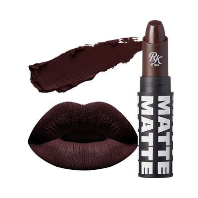 Ruby Kisses Ultra Matte Super Rich Lipstick 3.5g0.12oz (RMLS13 DARK PLUM SCENE)