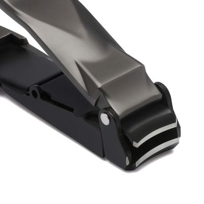 Nail Clippers for Men with Catcher - KLIPP Heavy Duty Razor-Sharp Self-Collecting Nail Cutter, Ergonomic Lever for Fingernails &amp; Toenails, Ideal Gift for Men &amp; Grooming Gifts Includes Ziplock Pouch