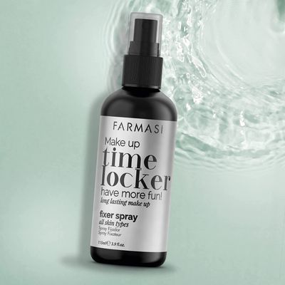FARMASI Makeup Time Locker, Long-Lasting Makeup Setting Spray, Oil-Free, Lightweight, All-Day Wear Revitalizes, Natural Finish, 3.9 fl. oz  115 ml