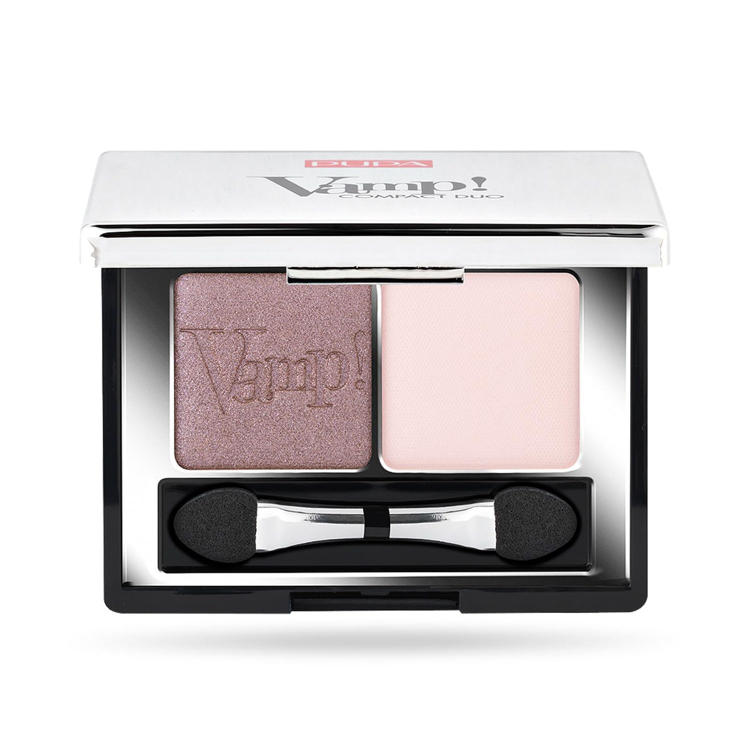 Pupa Milano Vamp! Eyeshadow Compact Duo 003 Soft Mauve - Light, Smooth, Blendable, Cream Compact Shadow - Stunning, Colorful, Pigmented Shade - Paraben-Free Formula - 0.078 oz