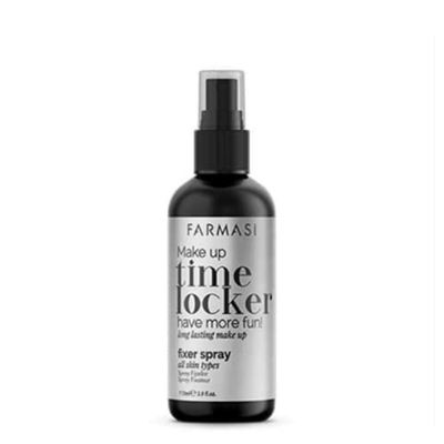 FARMASI Makeup Time Locker, Long-Lasting Makeup Setting Spray, Oil-Free, Lightweight, All-Day Wear Revitalizes, Natural Finish, 3.9 fl. oz  115 ml