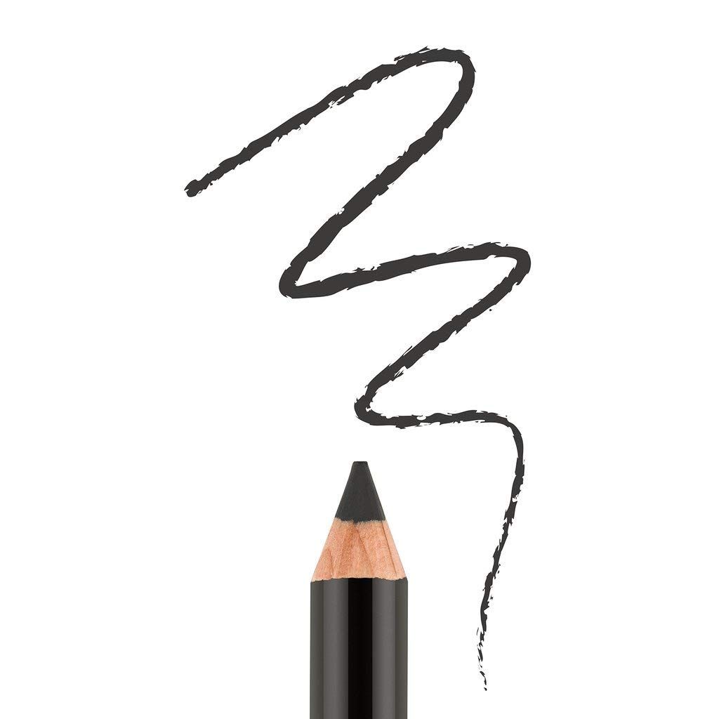 Bodyography Cream Eye Pencil (Onyx) Black Salon Wooden Waterproof Makeup Pencil w Coconut Oil | Long-Wearing, Cruelty-Free, Gluten-Free, Paraben-Free