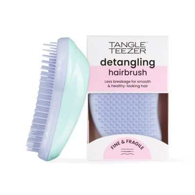 Tangle Teezer Original Detangler Brush, Dry &amp; Wet Hair Brush for Color-Treated, Fine &amp; Fragile Hair Types, Mint Violet