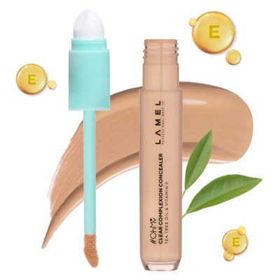 LAMEL OH my Clear Face Concealer - Vitamin E &amp; Tea Tree Extract - Skin Care, Moisturizing &amp; Waterproof - Anti-Aging Formula - Brightening &amp; Protection, 403-0,23 fl.oz