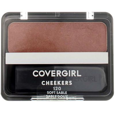 Cheekers Face Blush, Soft Sable 0.9 oz (4 pack) (Bundle)F