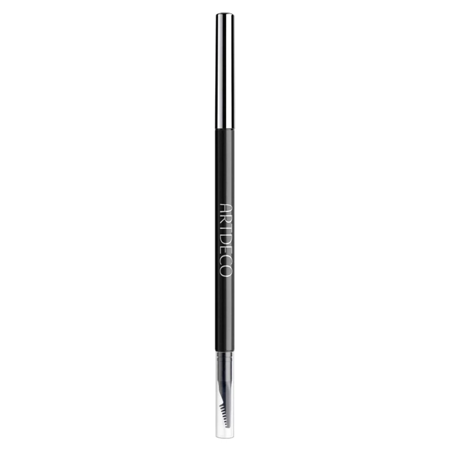 ARTDECO Ultra Fine Brow Liner - Coal - Thin Twist-Out Tip Creates Ultra-Fine Lines - Integrated Grooming Brush - Smudge-Proof &amp; Waterproof - Eyebrow Pencil - Eye Makeup - Vegan - 0.03 Oz