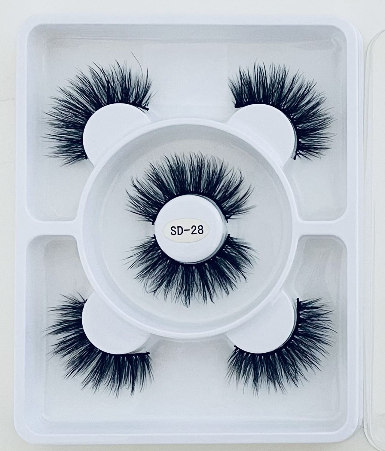 CHEENAIILASHPARADISE 3 Pairs False Eyelashes 3D Mink SD-28 Style For Beauty