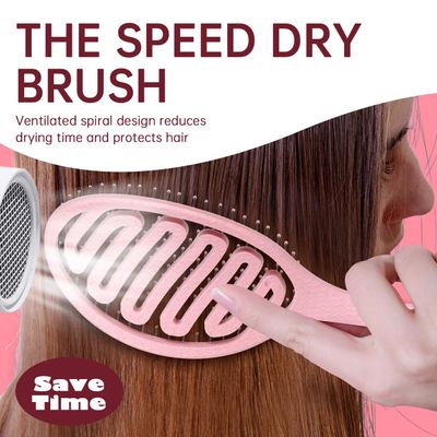 Daily Gard Detangling Brush, Dry and Wet Vented Detangler Hair Brush for Women and Men, Paddle Quick Drying Hairbrush for WetDryCurlyThickLongWavyDamaged Hair, Pink