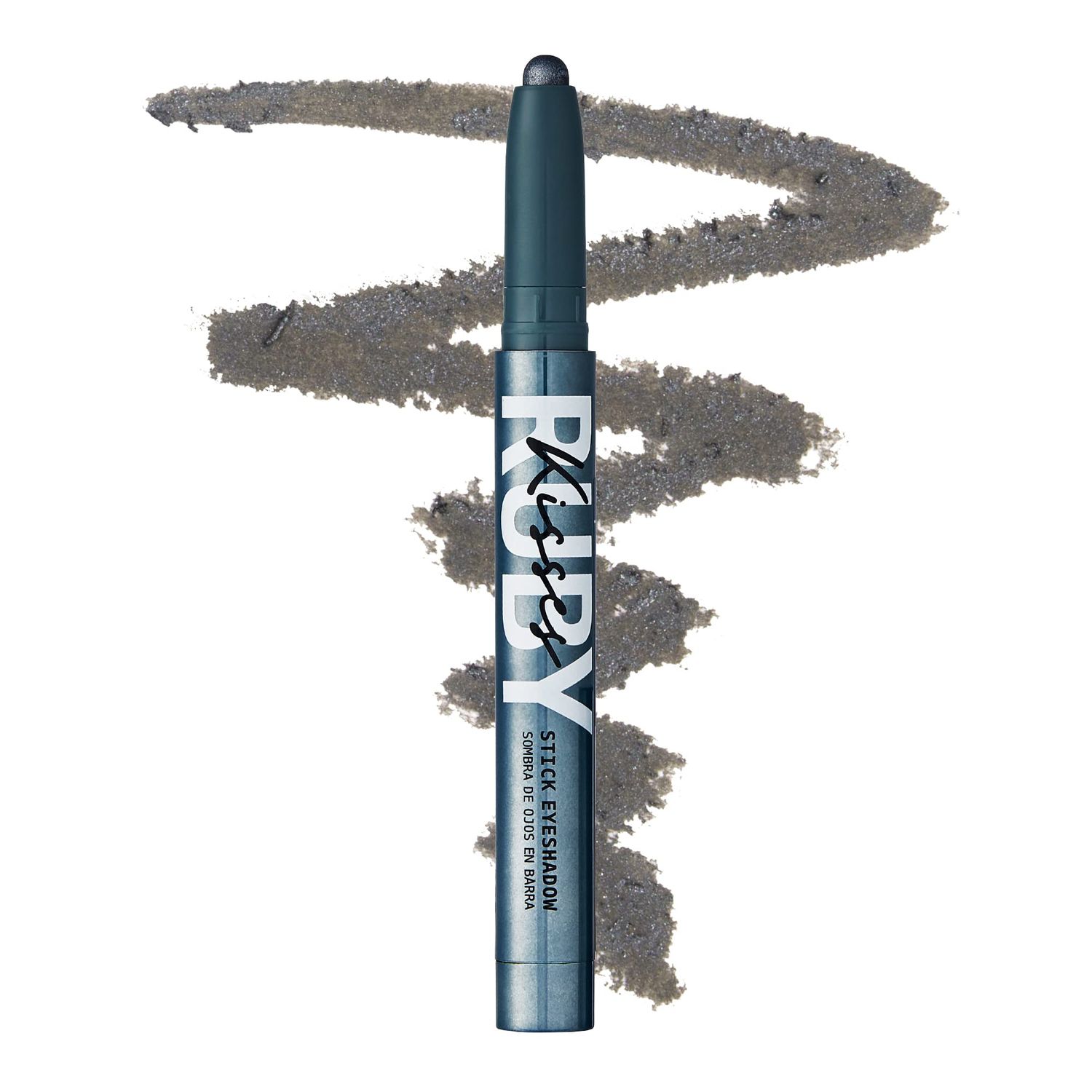 Ruby Kisses Eye Shadow Stick - Crme Eyeshadow Makeup Multi-Stick, Long-Lasting Pearl Shimmer Crayon, Metallic Glitter Eyeliner, Highlighter Eyeshadow Pencil, Sharpener Included (Titanium Glam)