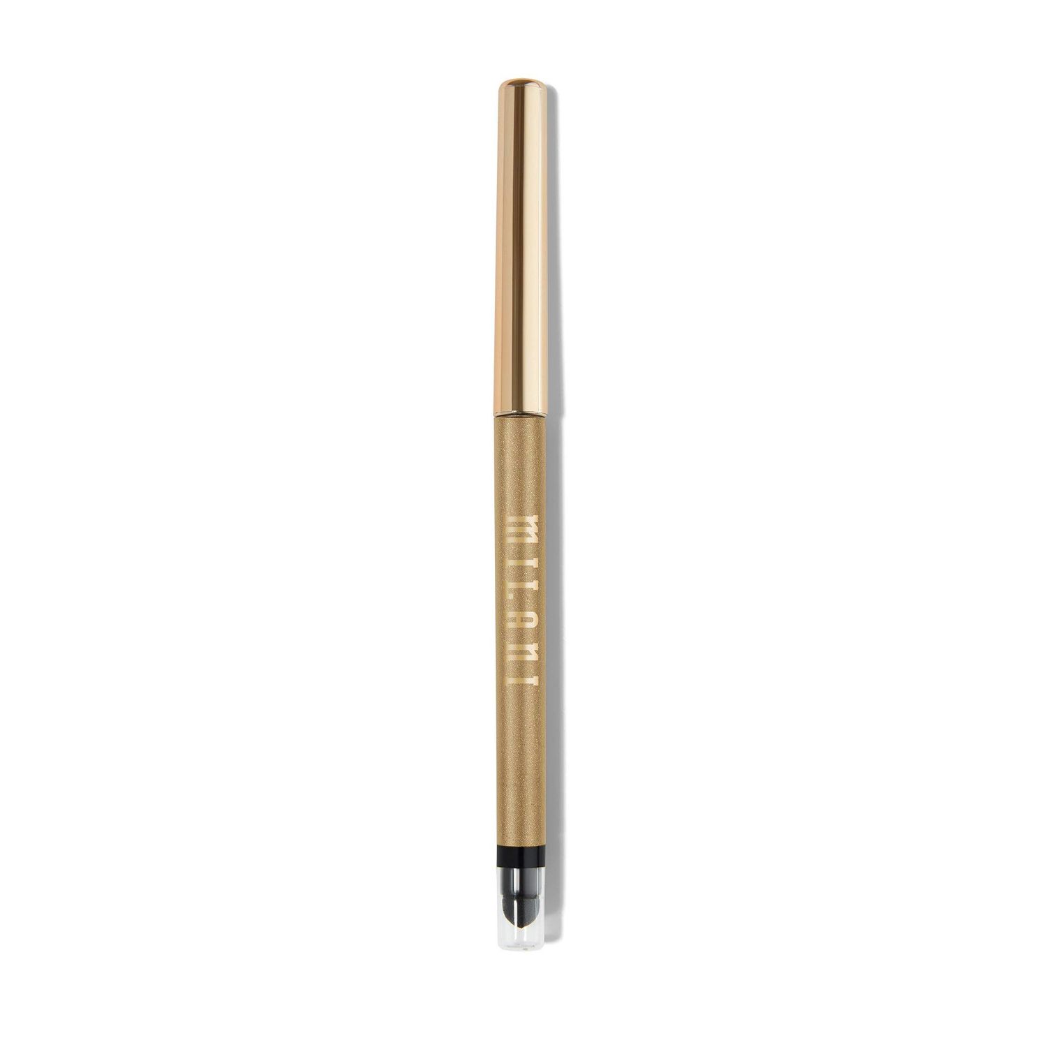 Milani Stay Put Eyeliner - Goal Digger (0.01 Ounce) Cruelty-Free Self-Sharpening Eye Pencil with Built-In Smudger - Line &amp; Define Eyes with High Pigment Shades for Long-Lasting Wear