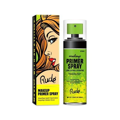 Makeup Primer Spray by Rude Cosmetics for Women - 2 oz Primer