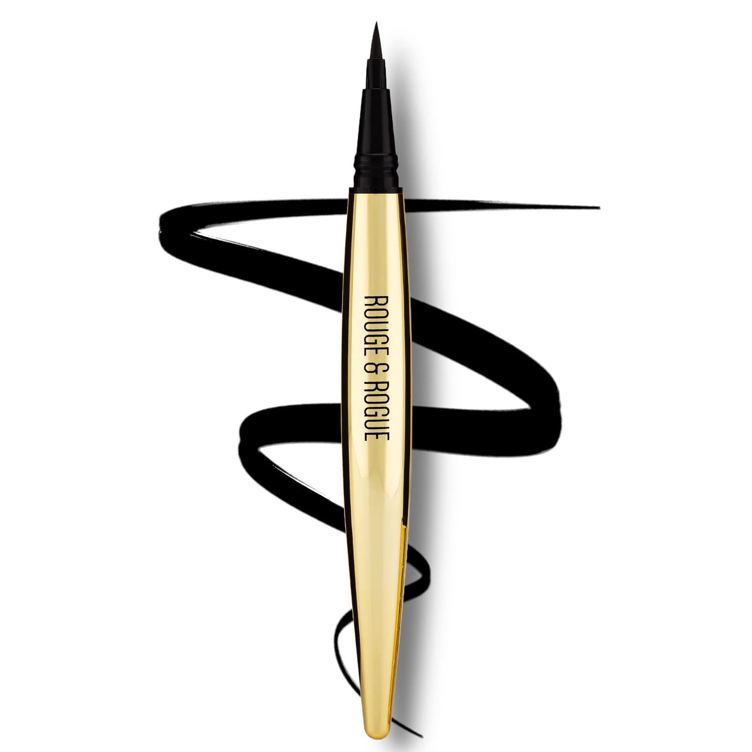 Rouge &amp; Rogue - 100-Proof Liquid Eyeliner, Waterproof, Obsidian Black