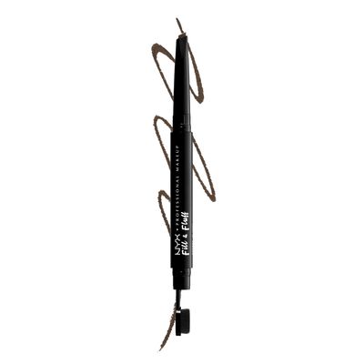 NYX PROFESSIONAL MAKEUP Fill &amp; Fluff Eyebrow Pomade Pencil, Ash Brown