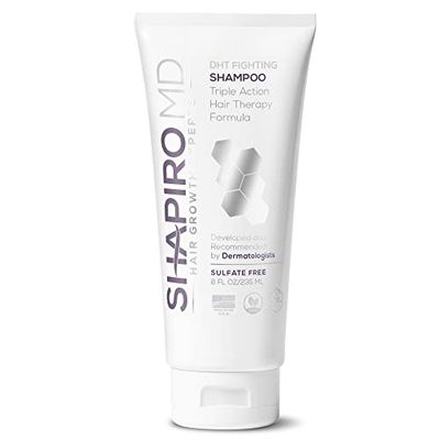 Shapiro MD Hair Growth Experts Vegan Hair Loss Shampoo for Thinning Hair | Experience Healthier, Fuller and Thicker Looking Hair (1 Month Supply)