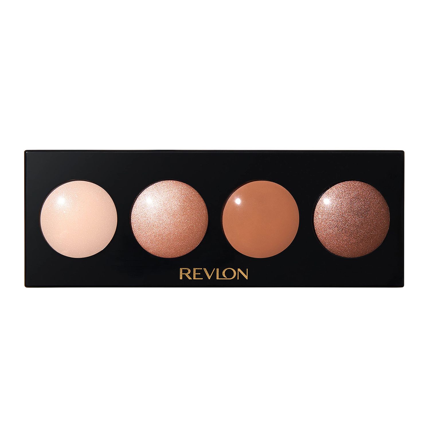 Revlon Crme Eyeshadow Palette, Illuminance Eye Makeup with Crease- Resistant Ingredients, Creamy Pigmented in Blendable Matte &amp; Shimmer Finishes, 710 Not Just Nudes, 0.12 Oz