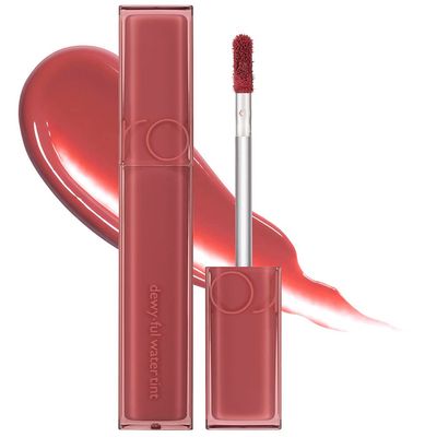 rom&amp;nd DEWYFUL WATER TINT 03 IF ROSE |Glossy| high pigment|moisturizing| non-sticky|Hydrated lips|colorful shades|High Shine|0.18oz