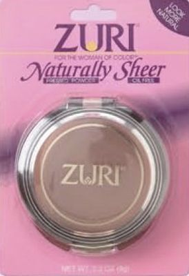 Zuri Naturally Sheer Pressed Powder - Natural Brown