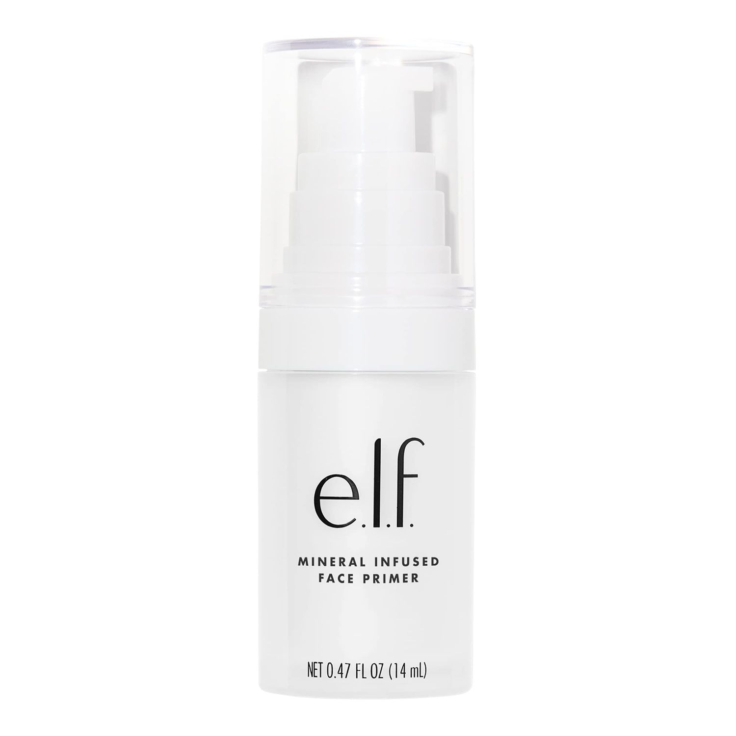 e.l.f. Mineral Infused Face Primer, Primer For A Smooth Foundation Base, Fills In Fine Lines &amp; Refines Complexion, Vegan &amp; Cruelty-free, Small