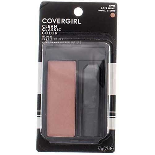 CoverGirl Classic Color Blush, Soft Mink 590, 0.3 oz (Pack of 4)