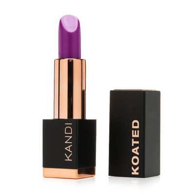 Kandi Koated Suede Matte Lipstick Majestic - Warm Purple Matte Lip Color with Cruelty-Free Formula | Creamy Texture, Rich Colors, Paraben-Free | Beauty &amp; Makeup