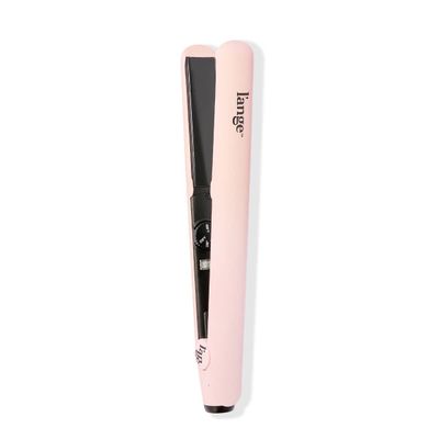 L&#39;ANGE HAIR Le Ceramique 1-Pass Flat Iron Hair Straightener | Fast Heating Ceramic Flat Iron | Best Hot Tools Hair Straightening Iron to Lock in Moisture &amp; Shine | Professional Hair Iron (Blush)