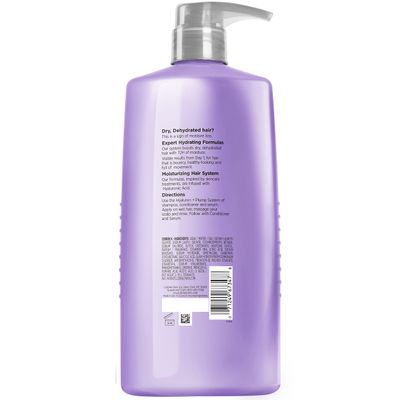 L'Oreal Paris Elvive Hyaluron Plump Hydrating Shampoo for Dehydrated, Dry Hair Infused with Hyaluronic Acid Care Complex, Paraben-Free, 26.5 Fl Oz (Packaging May Vary)