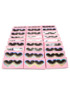3D5D False Eyelashes 15-18mm Includes 3 Styles 27 Pair PACK Mix Cross Fluffy Natural Look Luxury Volume Faux Mink Lashes Reusable Strip Lashes, Glue On, Mulitpack