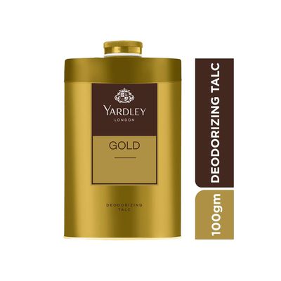 Yardley London Gold Deodorizing Talc Talcum Powder Men 100gm