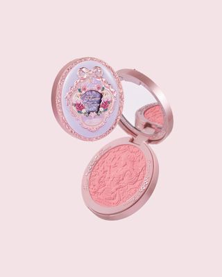 Flower Knows Midsummer Fairytales Embossed Blush,Matte Finish,Buildable &amp; Blendable Makeup Blush for cheeks,Soft &amp; Long-lasting for Girls &amp; Women(03 Ballet Fairy,5g)