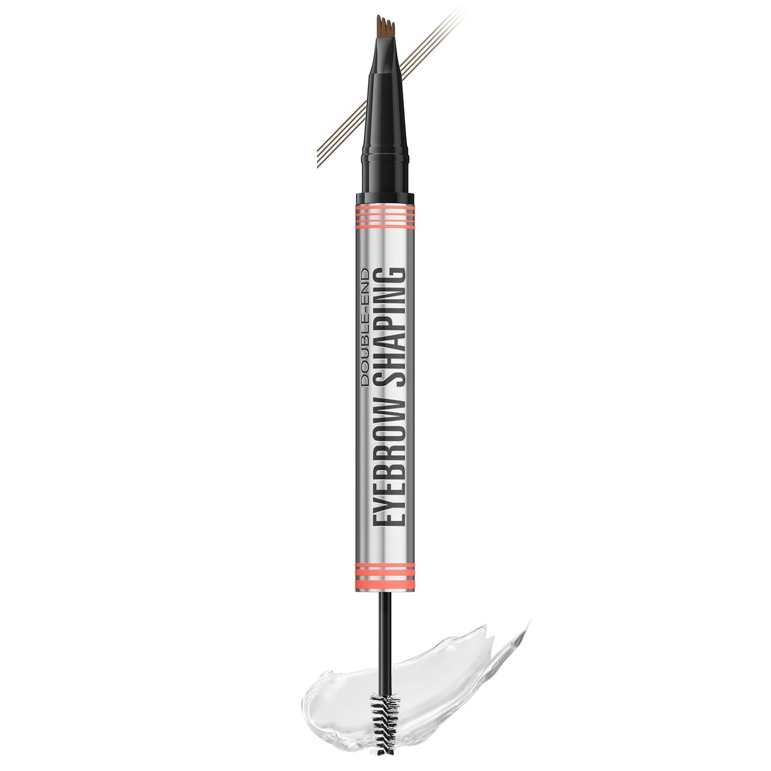 Microblading Eyebrow Pen 2-in-1 Brow Pen and Sealing Brow Gel, Eyebrow Makeup for Real-Looking, Fuller Eyebrows (Light Brown)