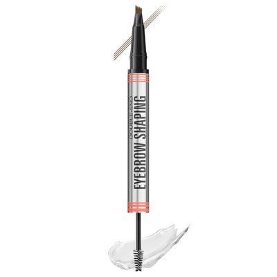 Microblading Eyebrow Pen 2-in-1 Brow Pen and Sealing Brow Gel, Eyebrow Makeup for Real-Looking, Fuller Eyebrows (Light Brown)