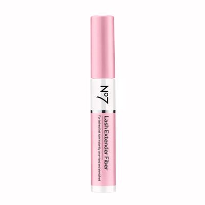 No7 Lash Extender Fiber Mascara - Black - Clump-Free Lash Lengthening Mascara for Adding Volume &amp; Length to Eyelashes (7ml)